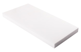 Absorber aus Basotect® Schaumstoff 100cm x 50cm x 7cm, weiss