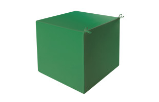 Akustikwürfel aus Basotect® 20 x 20 x 20cm, mit grünem Bezug