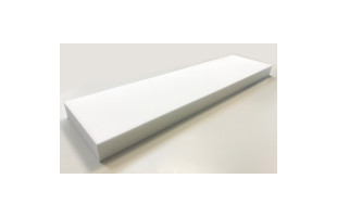 Absorber aus Basotect® Schaumstoff 100cm x 25cm x 6cm, weiss