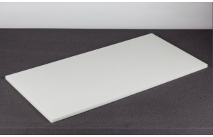 Absorber aus Basotect Schaumstoff 100cm x 50cm x 2cm, weiss