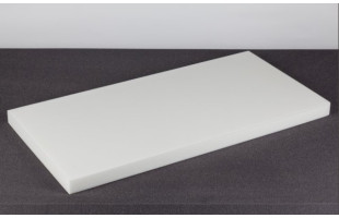 Absorber aus Basotect Schaumstoff 100cm x 50cm x 5cm, weiss