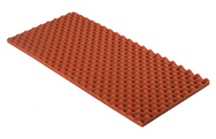 Noppenschaumstoff Colorline 95 x 45 x 3cm orange PU Schaumstoff