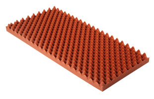 Noppenschaumstoff Colorline 95 x 45 x 5cm orange PU Schaumstoff