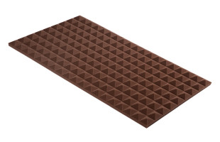 Pyramidenschaumstoff Colorline 95 x 45 x 3cm braun PU Schaumstoff