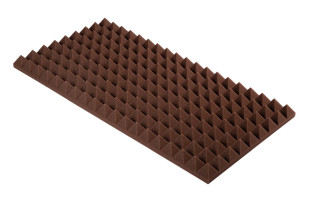 Pyramidenschaumstoff Colorline 95 x 45 x 5cm braun PU Schaumstoff