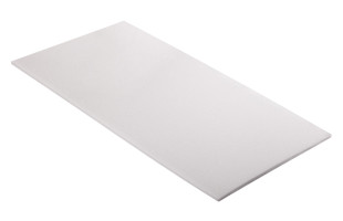 Ethafoam 100cm x 50cm x 1cm, weiss