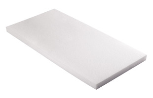 Ethafoam 100cm x 50cm x 4cm, weiss