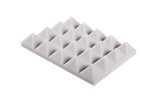 Handmuster Basotect® Pyramide grau