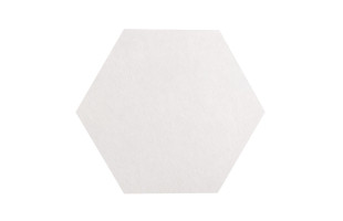PET-VLIES Akustikabsorber Octa 29cm x 29cm x 2,5cm, weiße Vliesoberfläche