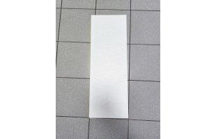 Sonderangebot PET-VLIES Akustikabsorber 86cm x 30cm x 5cm, weiße Vliesoberfläche
