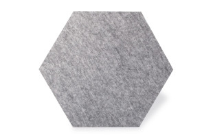 Sonderangebot PET-VLIES Akustikabsorber 60cm x 60cm x 2,5cm, anthrazite/graue Vliesoberfläche