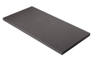 Hochwertiger Planer Schaumstoff MicroPor 100 x 50 x 3cm anthrazit - Schallschutzplatten