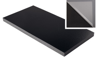 Hochwertiger Planer Schaumstoff 100 x 50 x 5cm anthrazit + Haut klebend
