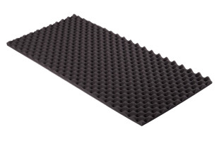 Akustik Noppenschaumstoff MicroPor 100 x 50 x 3cm anthrazit - Schaumstoff in Bestqualität