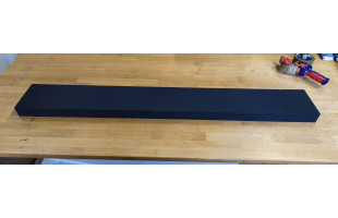 Sonderangebot! Absorber aus Basotect® Schaumstoff 119cm x 15cm x 5cm, dark