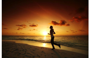 Akustikbild Joggen am Strand