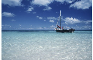 Akustikbild Segelschiff in der Karibik