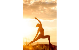 Akustikbild Yoga am Strand