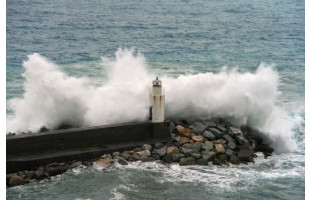 Akustikbild Leuchtturm im Sturm