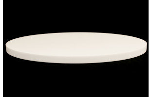 Oval aus Basotect weiss 100 x 50cm, Stärke 5cm