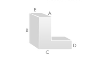 Schaumstoff L-Form