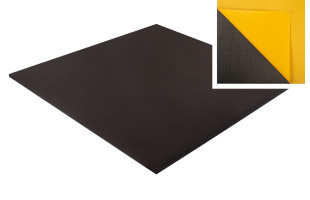 Moosgummi Zellgummi 100 x 100 x 1,5cm klebend